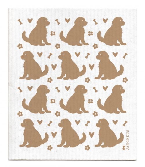 Doodle Dog Dishcloth- Multiple Colours