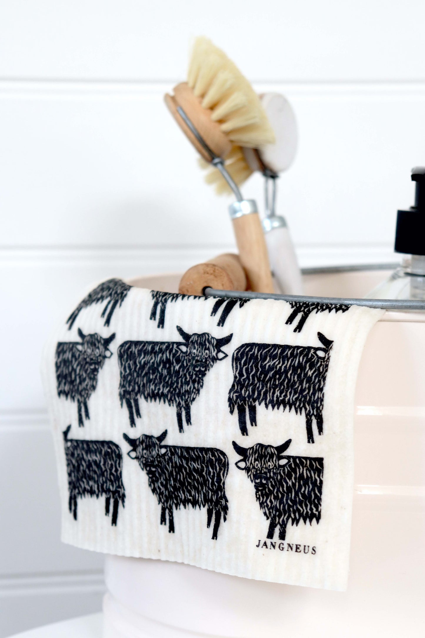 Highland Cow Dishcloth - Multiple Colours