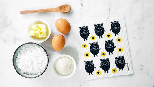 Pigs- Dishcloth