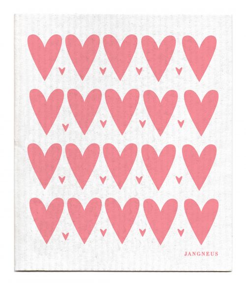 Mini Hearts Dishcloths - Multiple Colours