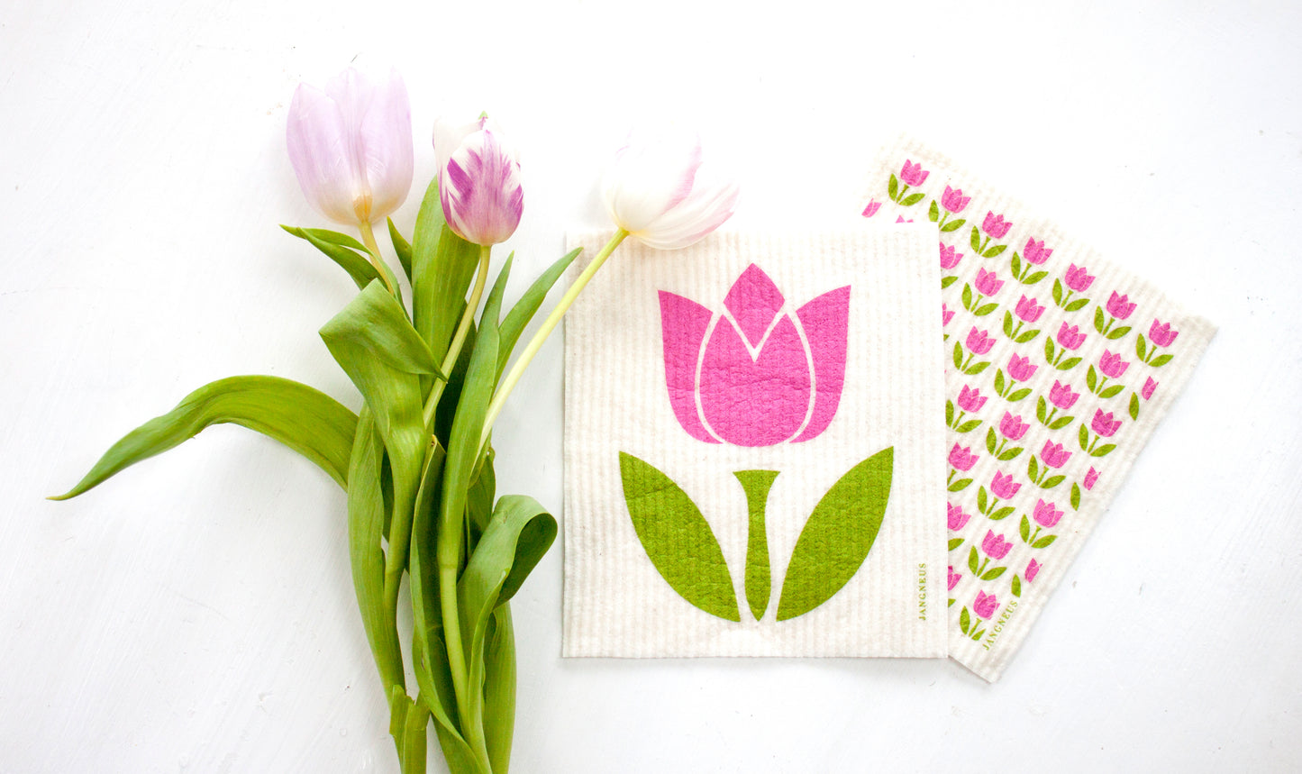 Large Tulip Dishcloth - Multiple Colours