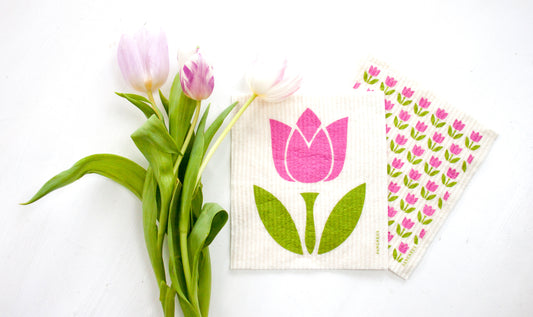 Large Tulip Dishcloth - Multiple Colours