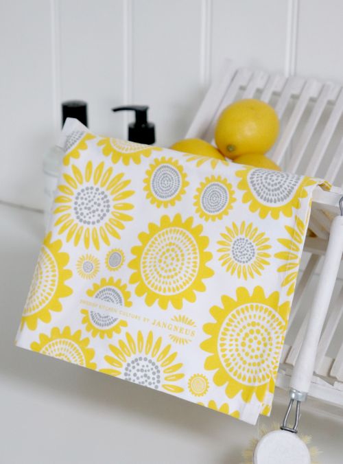Sunflower Tea Towel - Multiple Colours