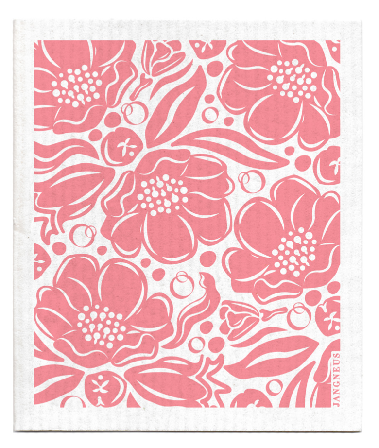 Floral Dishcloth - Multiple Colours