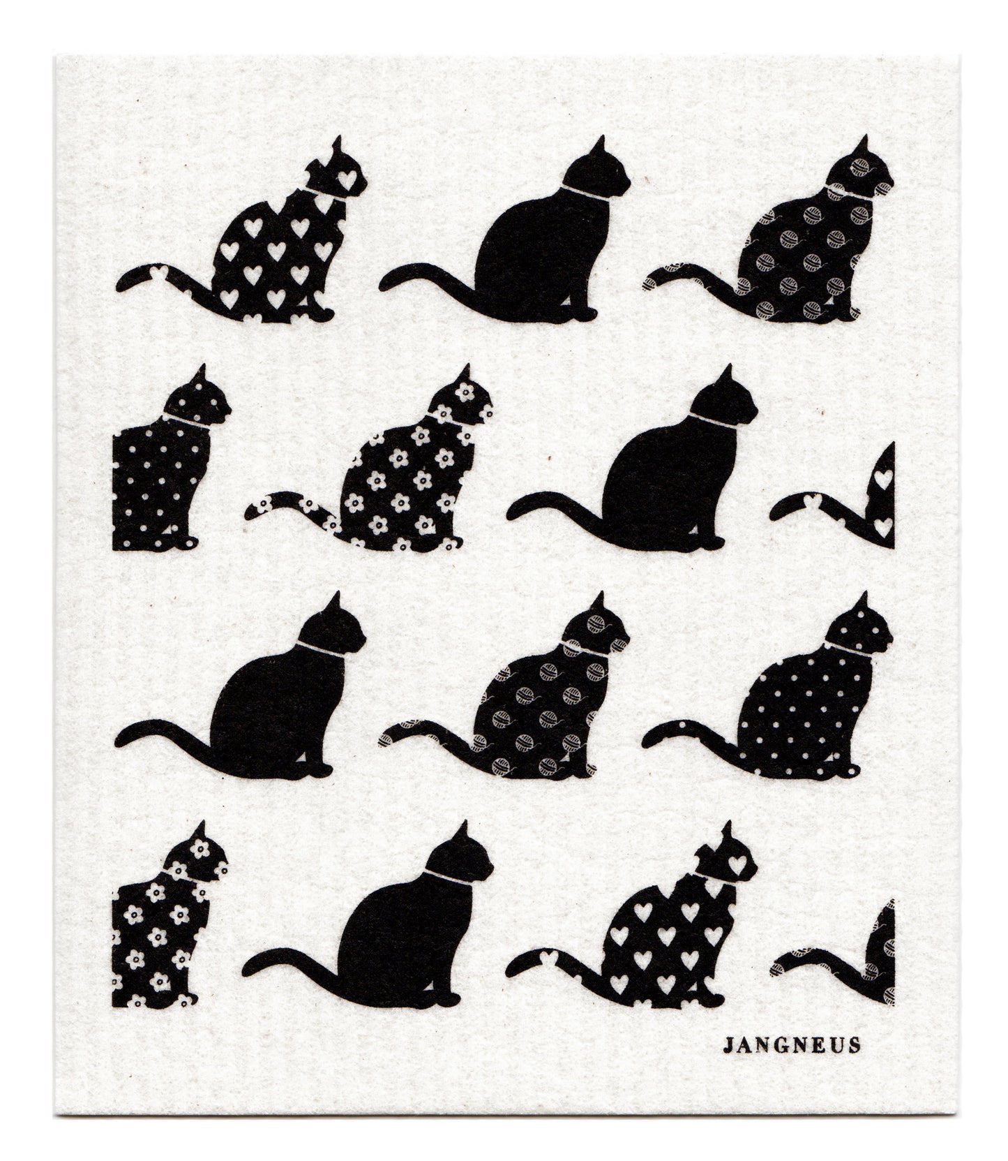 Cats Dishcloth - Multiple Colours