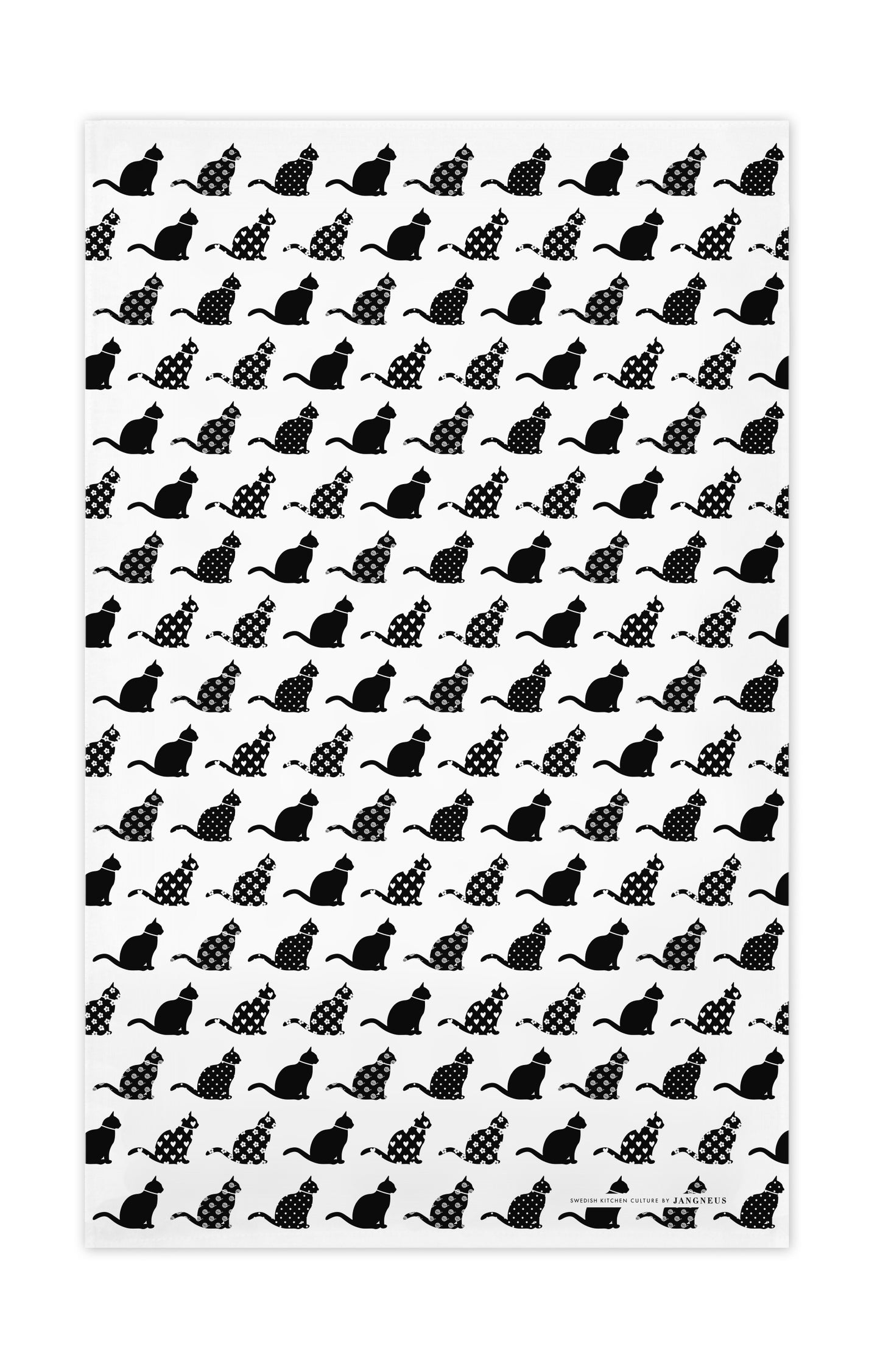 Black Cats - Tea Towel