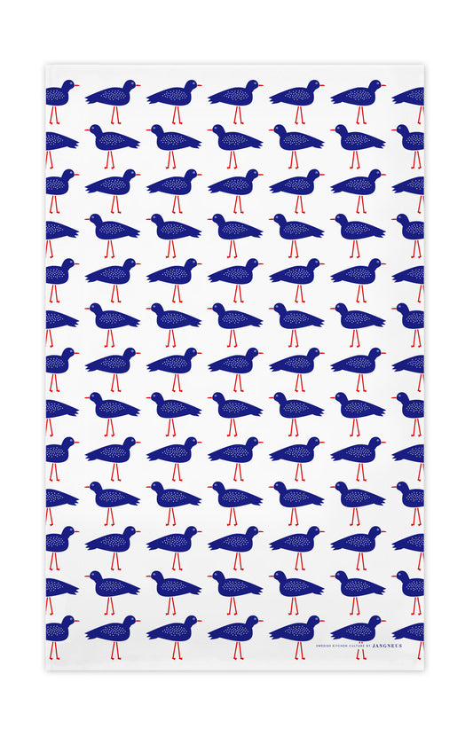 Blue - Bird Tea Towel