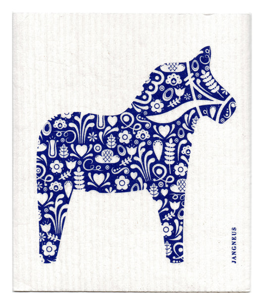 Dala Horse Dishcloth - Multiple Colours