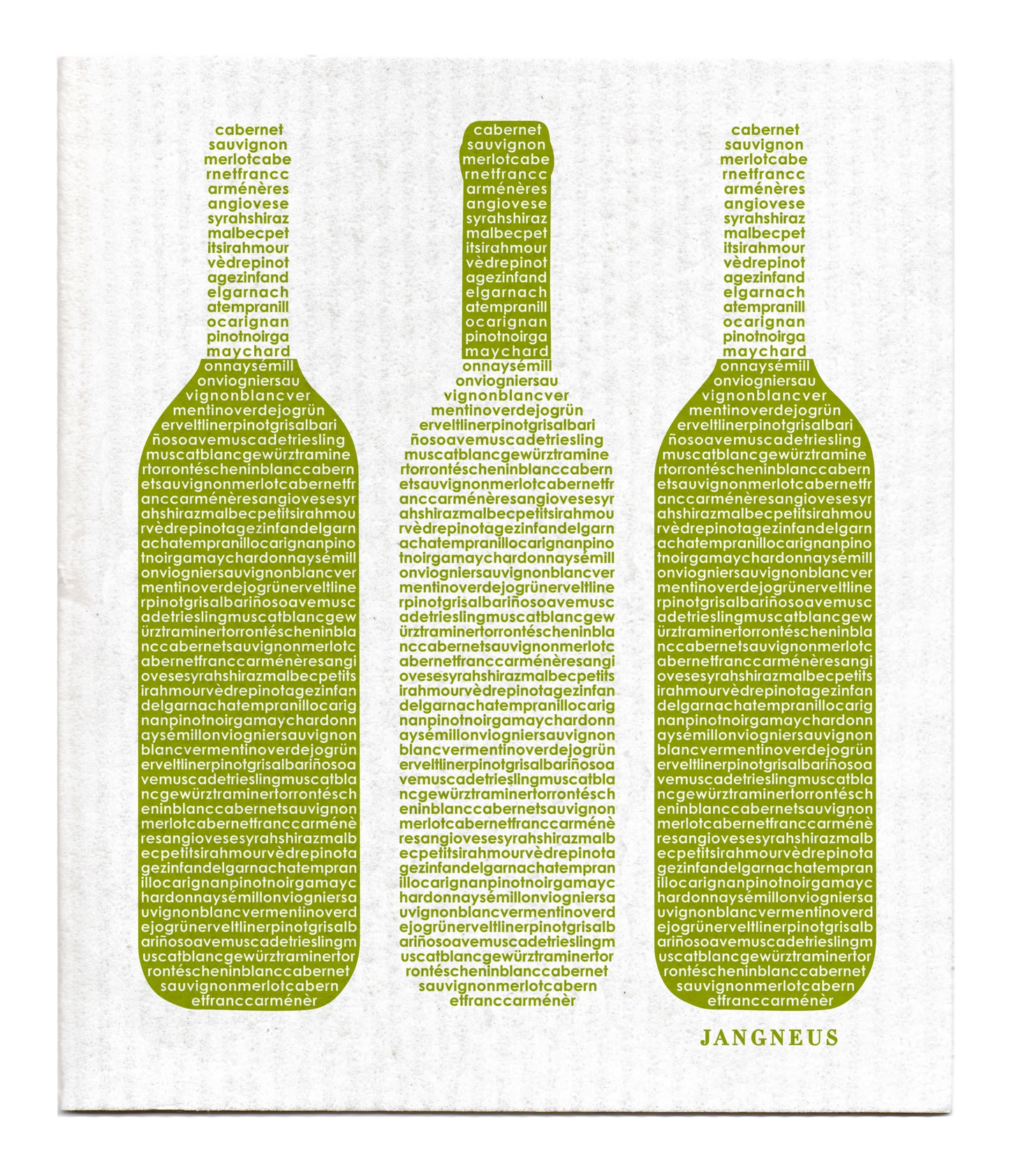 Green - Wine Dishcloth