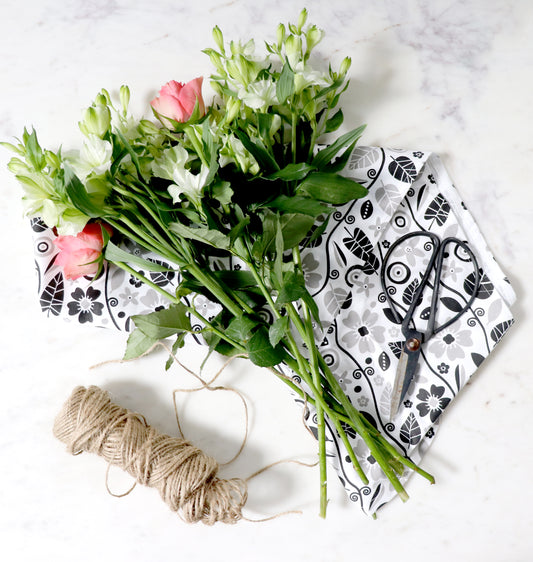 Garden Tea Towel- Multiple Colours