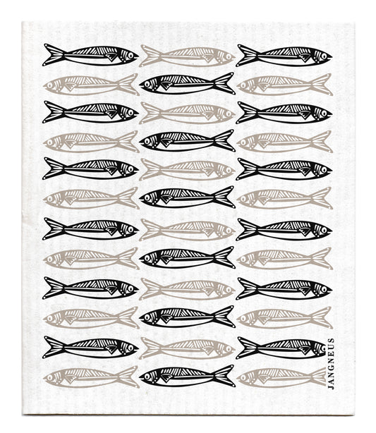 Sardines Dishcloth - Multiple Colours