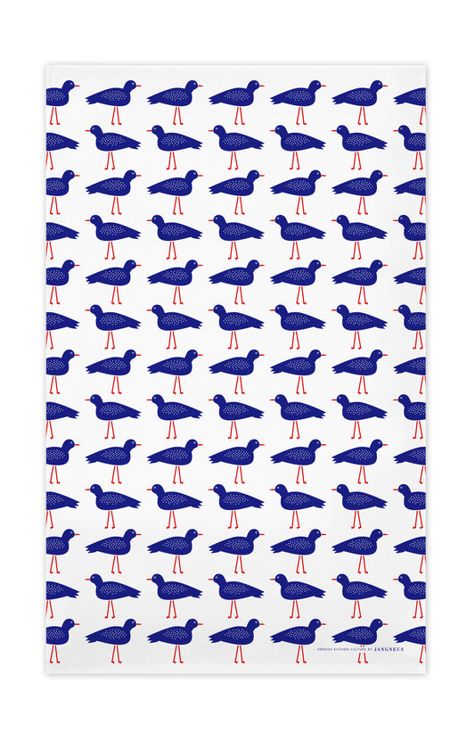 Blue - Bird Tea Towel