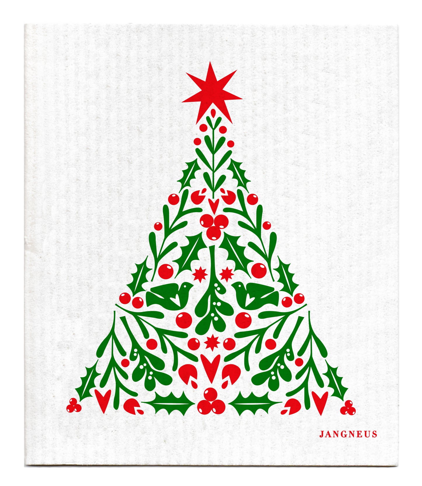 Christmas - Green Christmas Tree Dishcloth